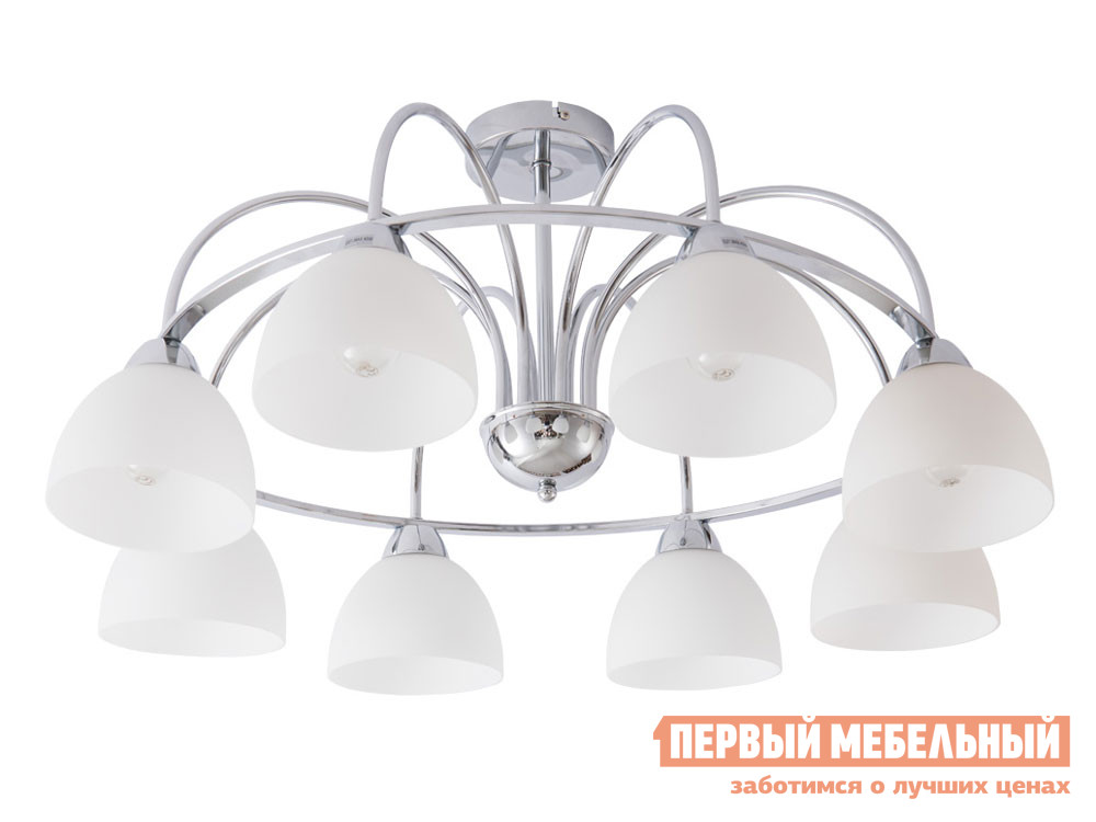

Люстра PALERMO A6057PL-8CC Хром / Белый, PALERMO A6057PL-8CC Хром / Белый