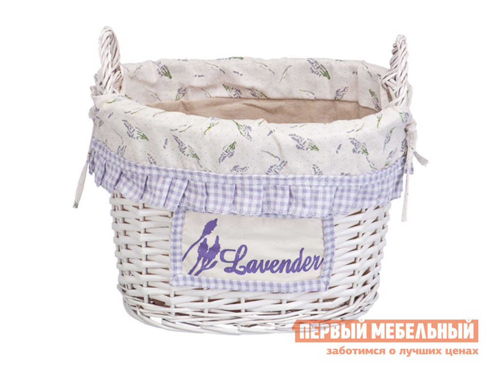 

Корзина для хранения Лаванда Белый, ивовая лоза / Лаванда, ткань, Фиолетовый, Лаванда Белый, ивовая лоза / Лаванда, ткань, M