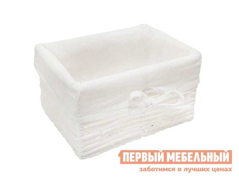 

Корзина для хранения Пепер Белый, бумага / Пепер, ткань, Пепер Белый, бумага / Пепер, ткань, S