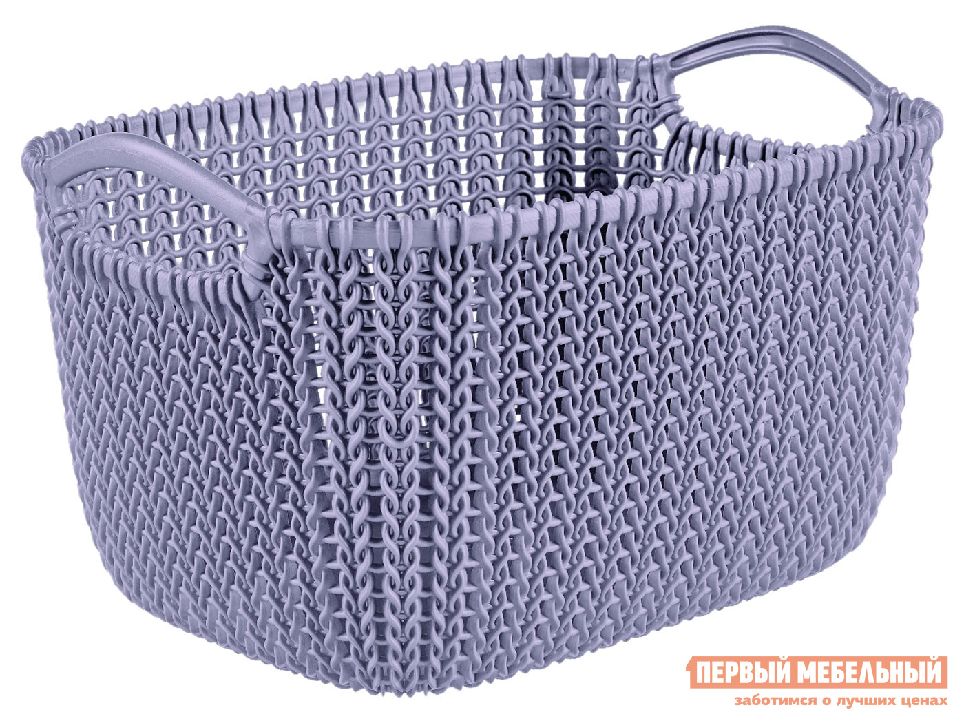 Корзина для хранения  Knit S Фиолетовая пастель от Первый Мебельный
