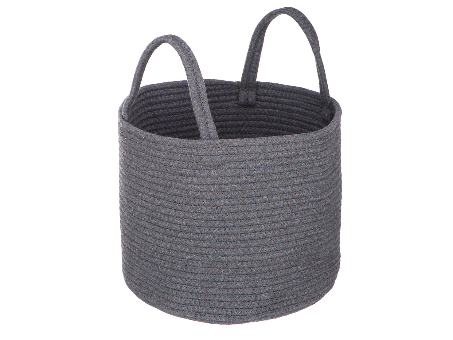 

Корзина для хранения Хлопок , Серый, хлопковый шнур, Хлопок M, Серый, хлопковый шнур