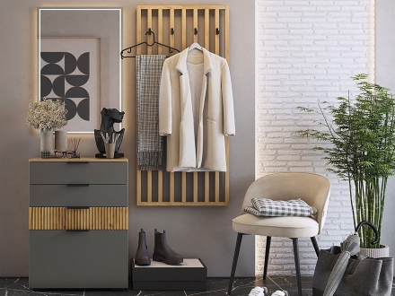 Прихожая с комодом 135-184952