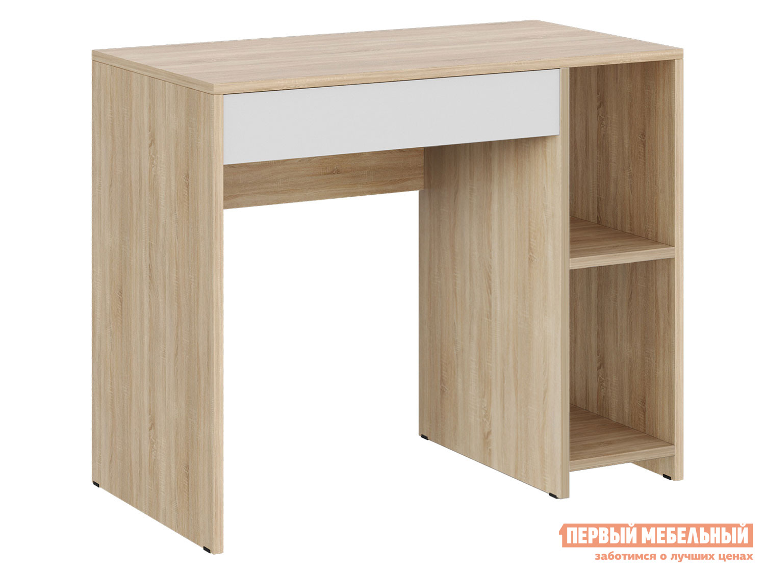 Письменный стол  Стол СП-3 Дуб Сонома / Белый