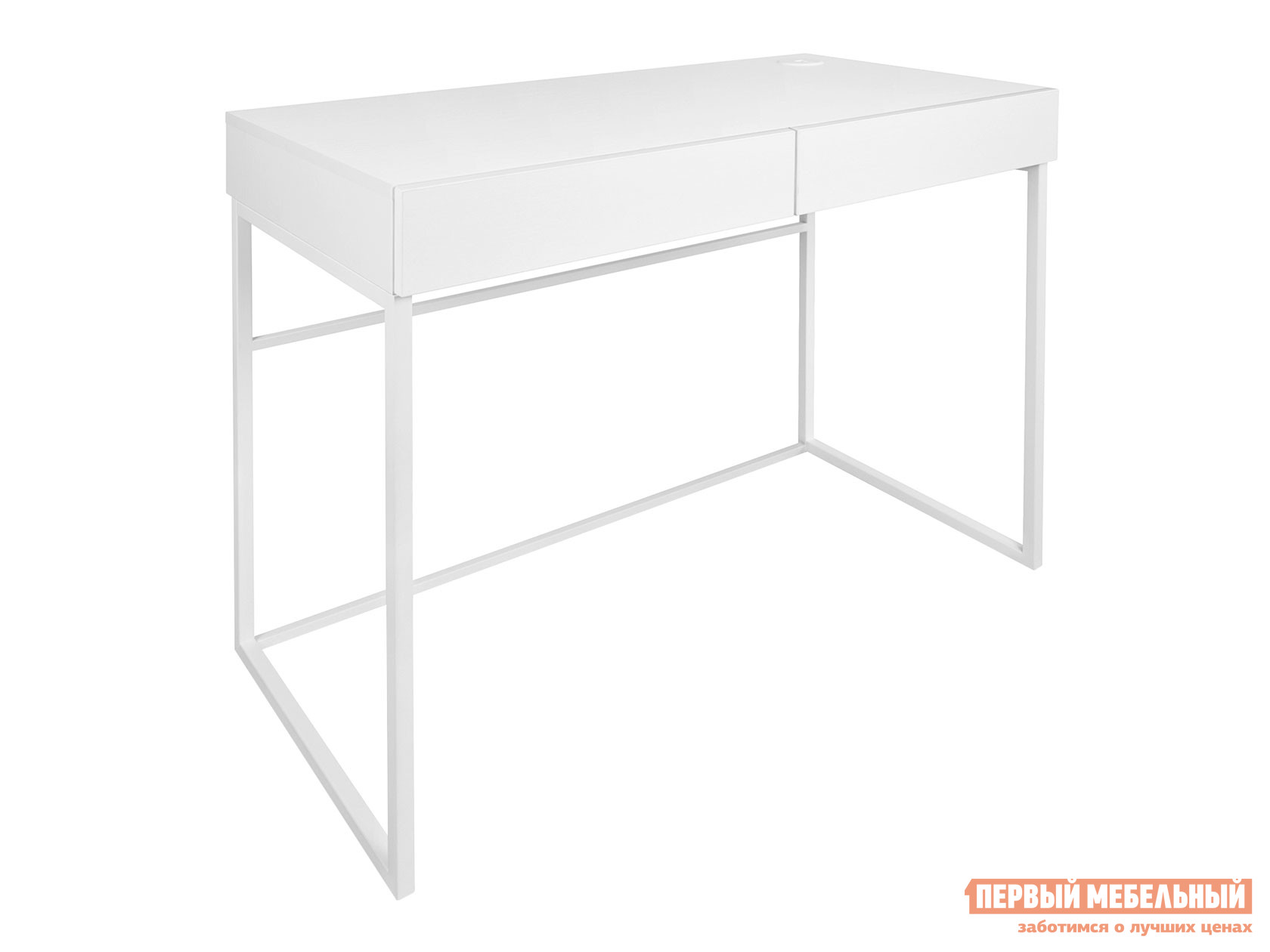 Письменный стол  MD 708 Белый / Белый, металл