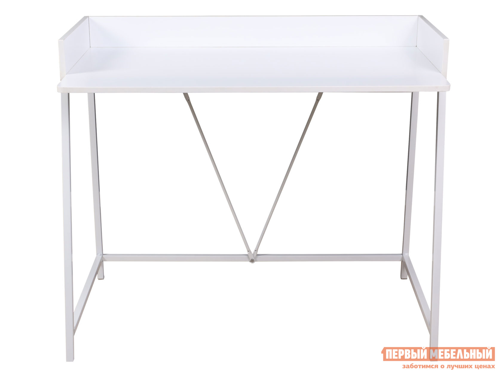 Письменный стол  PEARL Белый / Белый, металл