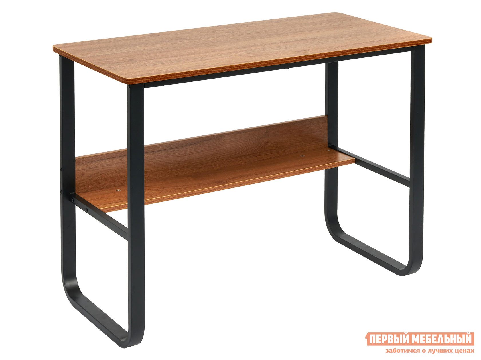Письменный стол  WD-03 Коричневый, ЛДСП / Черный, металл