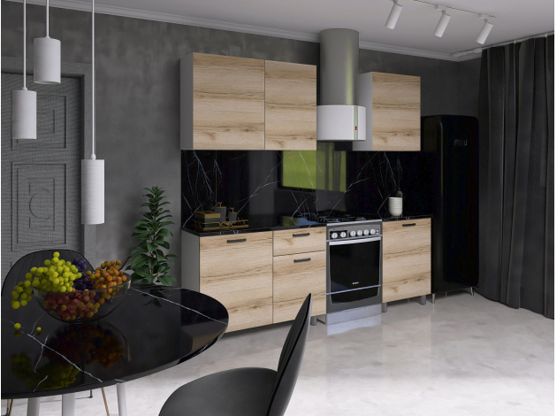 Кухонный гарнитур Страйк 170 см