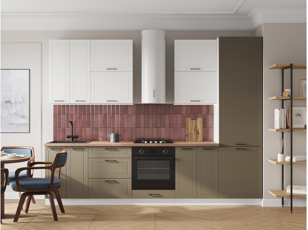 Высокий кухонный гарнитур Вектор 300 см