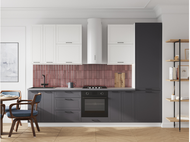 Высокий кухонный гарнитур Вектор 300 см