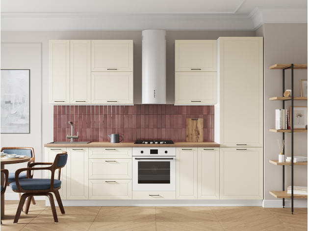 Высокий кухонный гарнитур Вектор 300 см