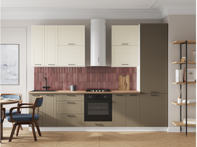 Высокий кухонный гарнитур Вектор 300 см