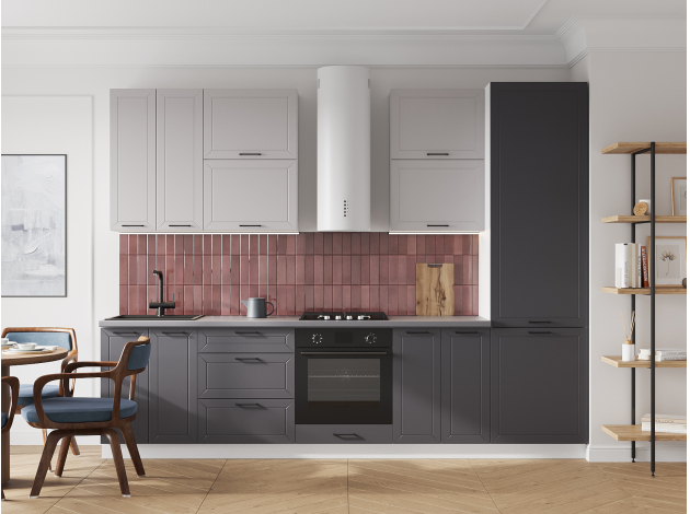 Высокий кухонный гарнитур Вектор 300 см