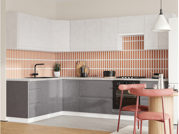 Кухонный гарнитур Вельвет 300х180 см