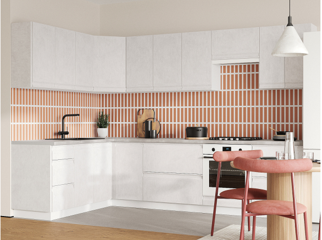 Кухонный гарнитур Вельвет 300х180 см