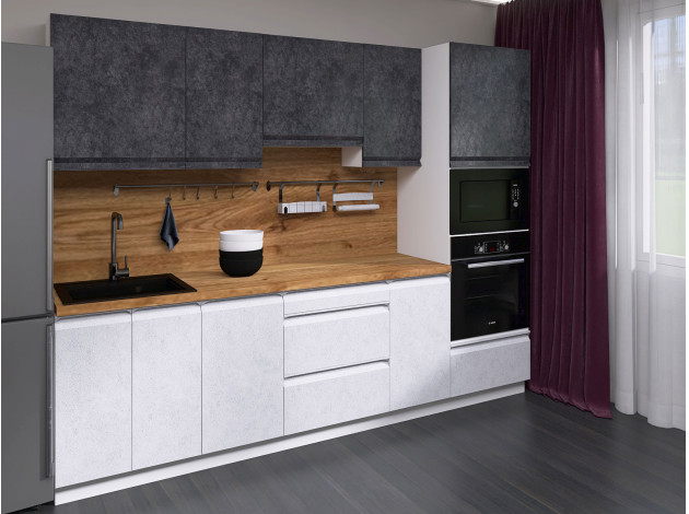 Кухонный гарнитур Вельвет 260 см