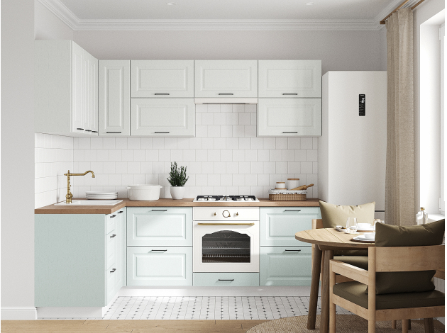 Кухонный гарнитур Грейвуд 240х140 см