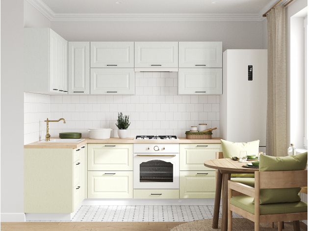 Кухонный гарнитур Грейвуд 240х140 см