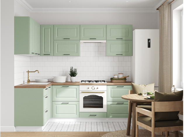 Кухонный гарнитур Грейвуд 240х140 см