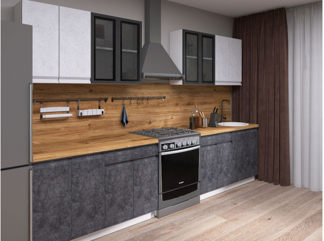 Кухонный гарнитур Вельвет 240 см