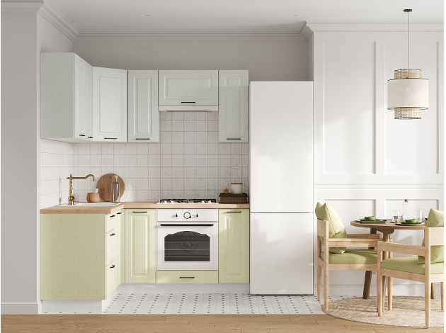 Кухонный гарнитур Грейвуд 180х150 см