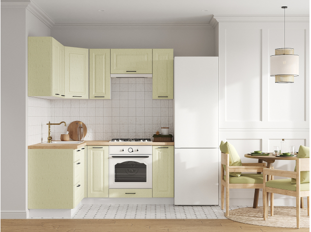 Кухонный гарнитур Грейвуд 180х150 см