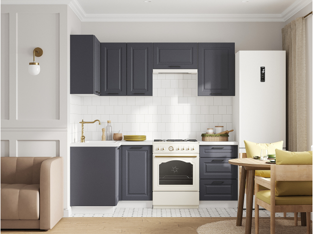 Кухонный гарнитур Грейвуд 210х100 см