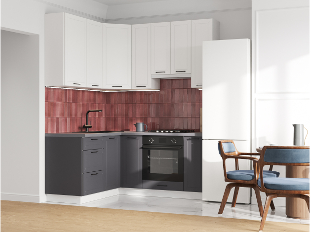 Высокий кухонный гарнитур Вектор 180х150 см