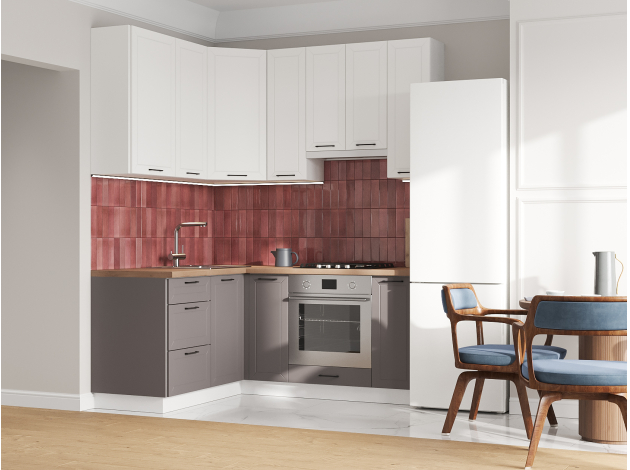 Высокий кухонный гарнитур Вектор 180х150 см