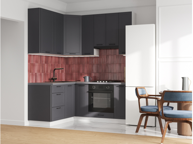 Высокий кухонный гарнитур Вектор 180х150 см