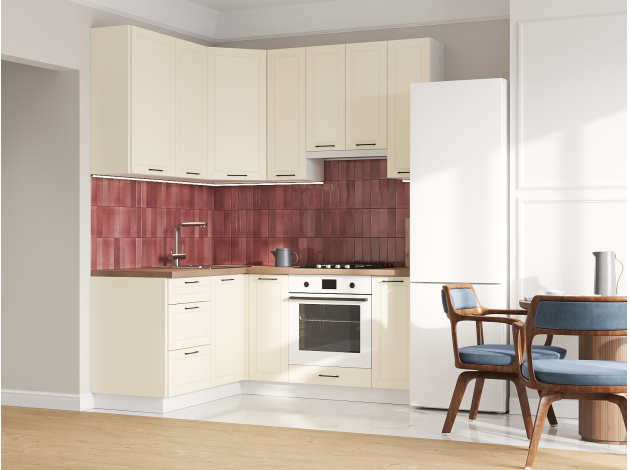 Высокий кухонный гарнитур Вектор 180х150 см