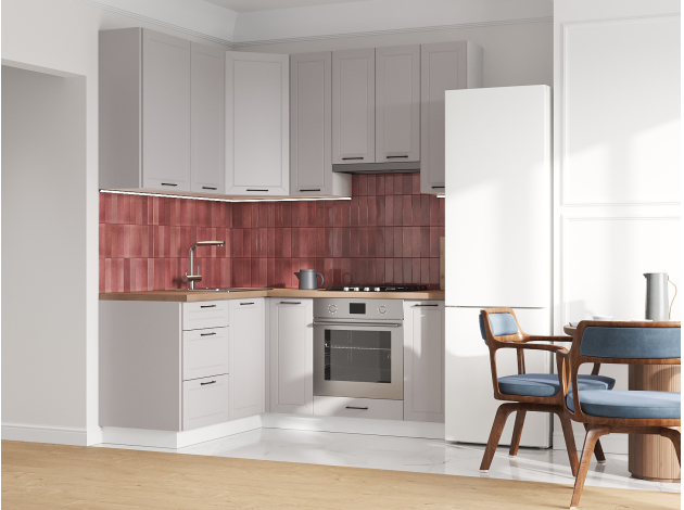 Высокий кухонный гарнитур Вектор 180х150 см