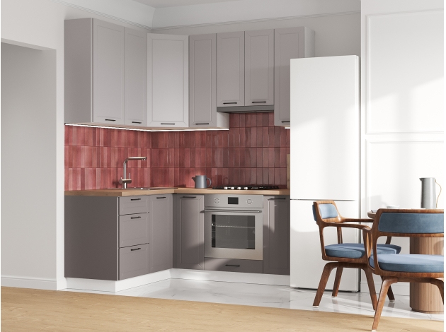 Высокий кухонный гарнитур Вектор 180х150 см