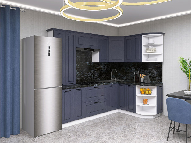 Кухонный гарнитур Грейвуд 240х150 см