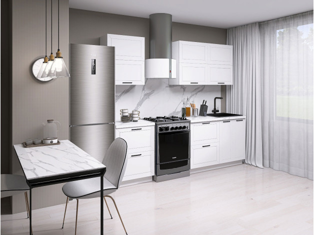 Кухонный гарнитур Вектор 180 см с антресольными шкафами