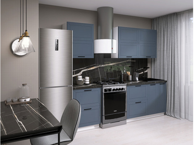 Кухонный гарнитур Вектор 180 см с антресольными шкафами