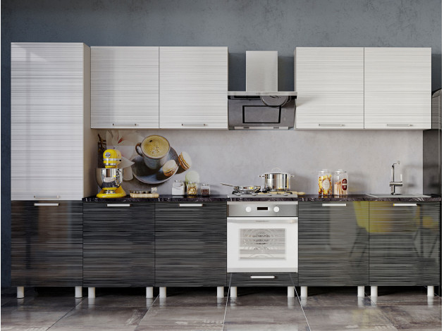 Кухонный гарнитур Кухня Титан прямая 360 см