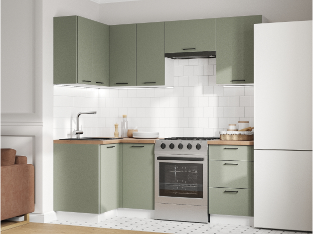 Кухонный гарнитур Аурелио 210х100 см