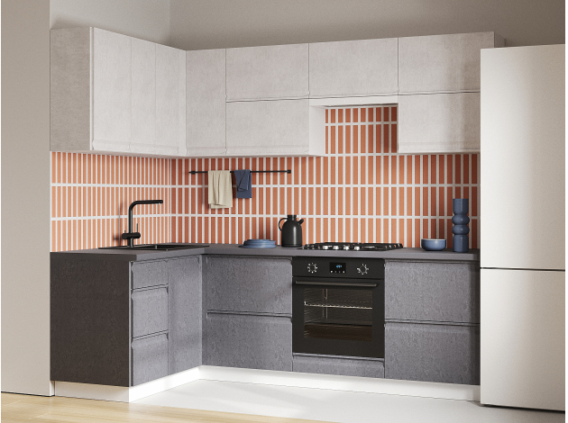 Кухонный гарнитур Вельвет 240х140 см