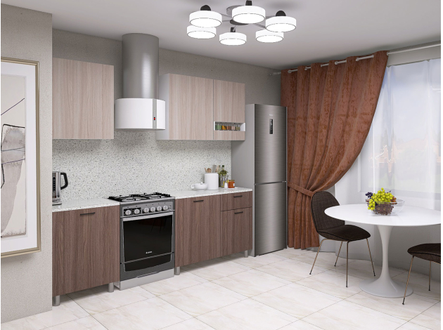 Кухонный гарнитур Брауни 170 см