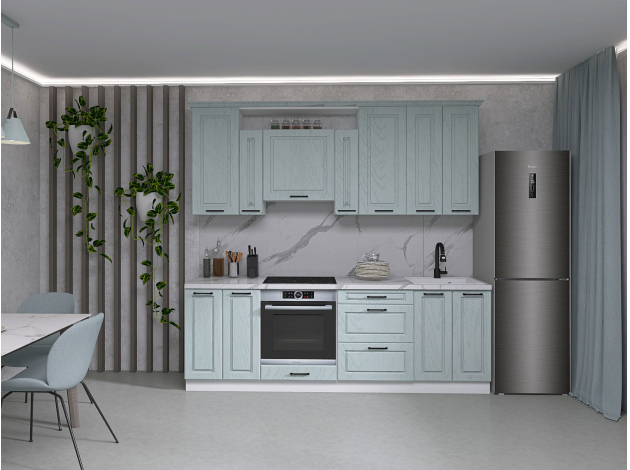 Кухонный гарнитур Грейвуд 240 см