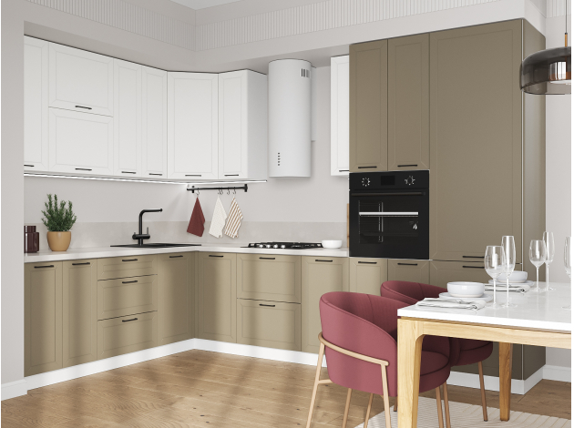 Высокий кухонный гарнитур Вектор 320х220 см