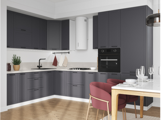 Высокий кухонный гарнитур Вектор 320х220 см