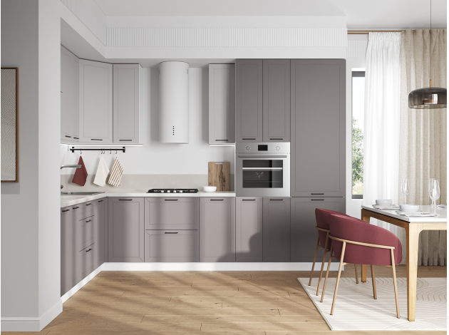 Высокий кухонный гарнитур Вектор 320х220 см