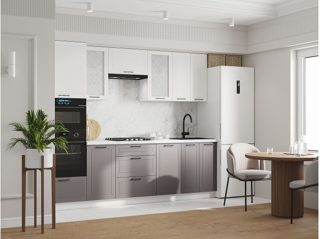 Кухонный гарнитур Вектор 260 см с антресолью