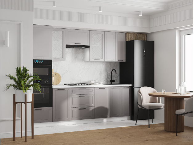 Кухонный гарнитур Вектор 260 см с антресолью