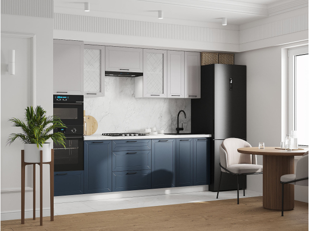 Кухонный гарнитур Вектор 260 см с антресолью