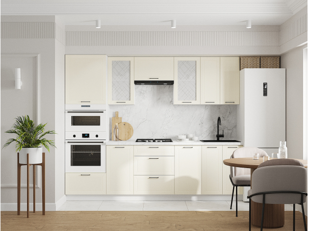 Кухонный гарнитур Вектор 260 см с антресолью