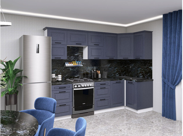Кухонный гарнитур Грейвуд 270х100 см