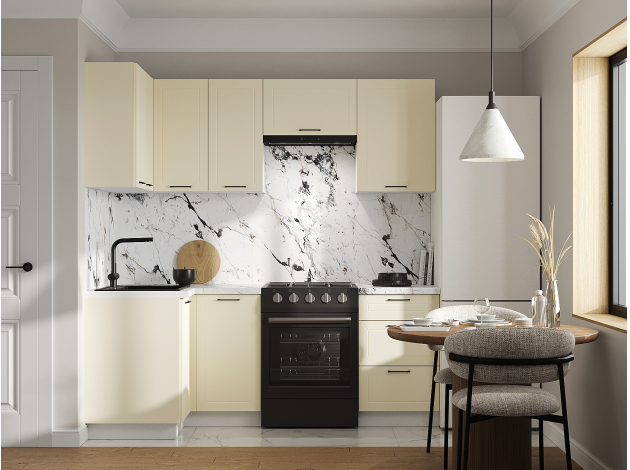 Кухонный гарнитур Вектор 210х100 см с антресолью