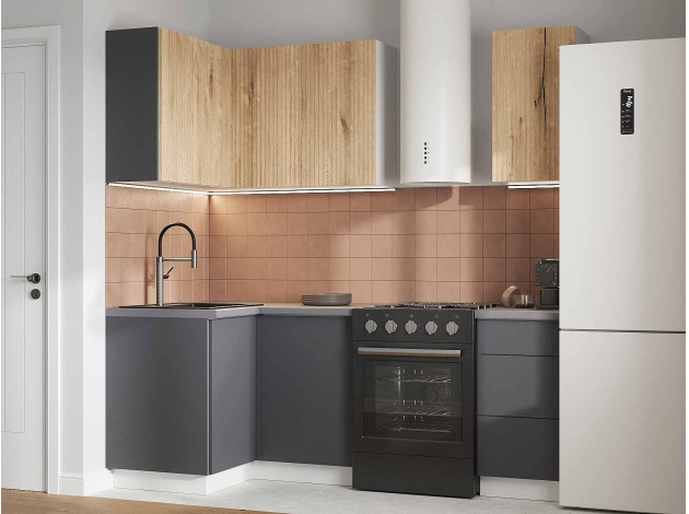 Кухонный гарнитур Комби 210х100 см